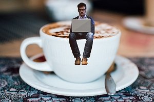 smart office coffee break time